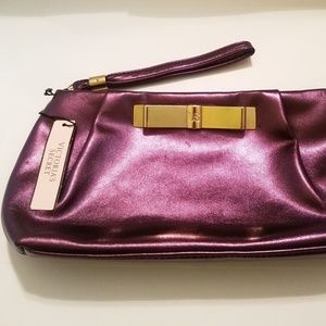 Victoria's Secret Metallic Clutch Wristlet Bag NWT